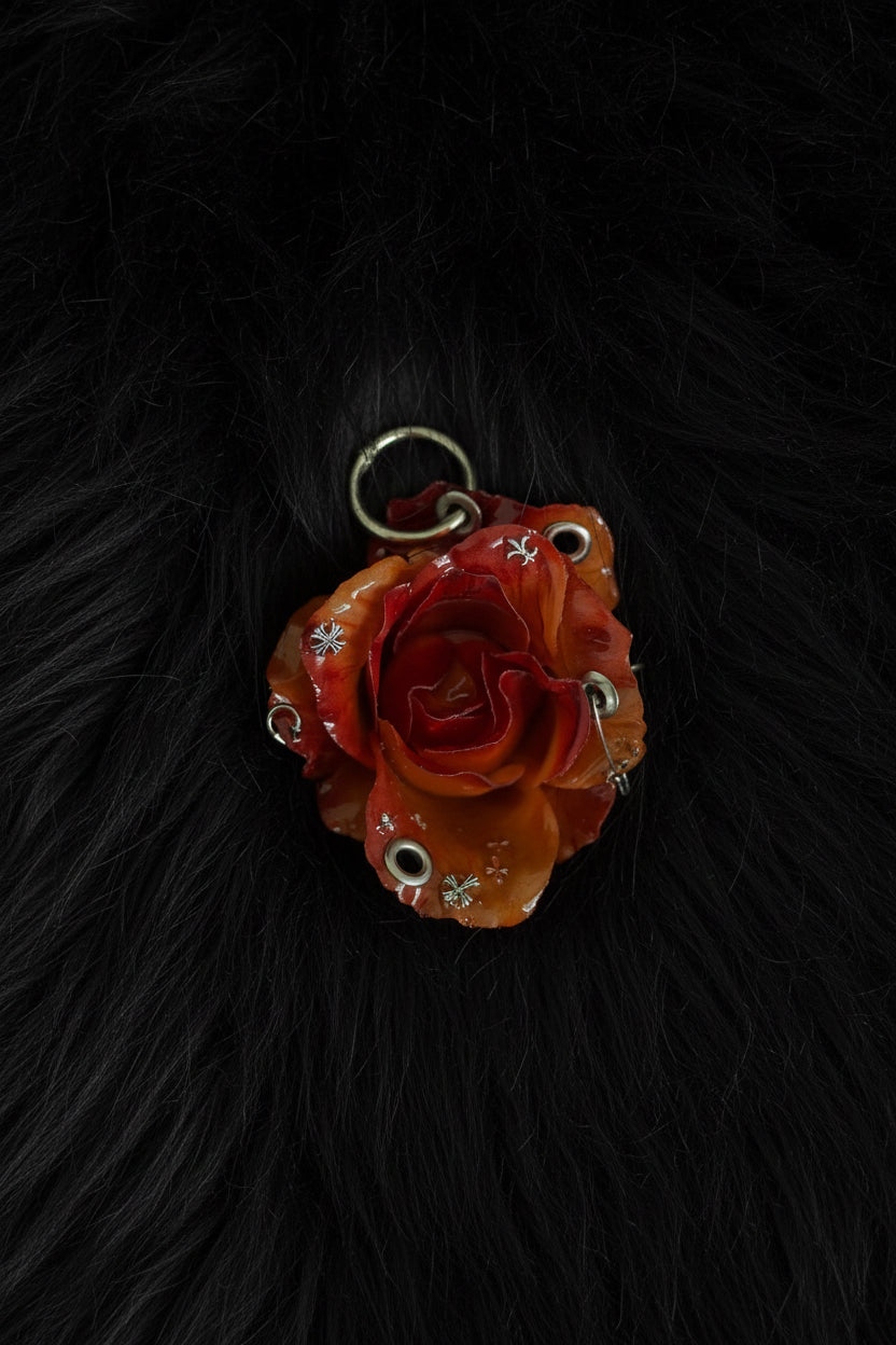 Orange Pierced Rose