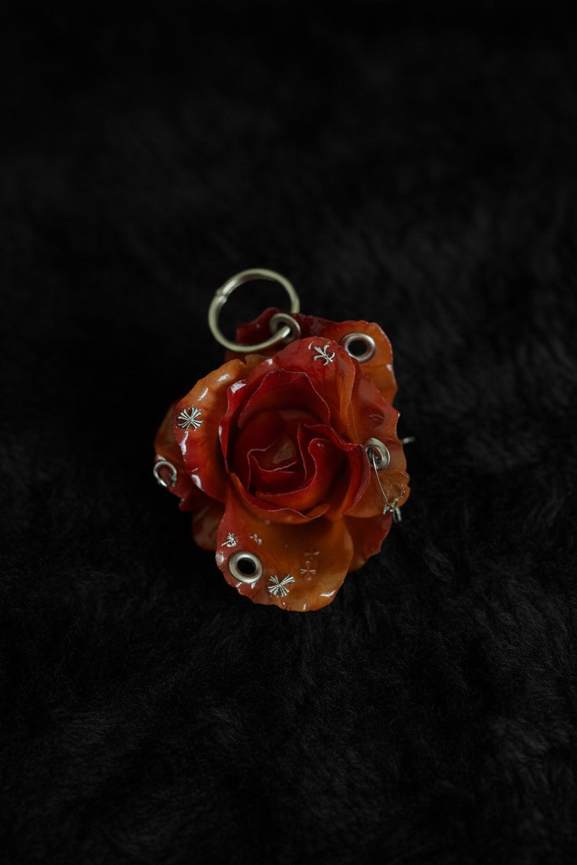 Orange Pierced Rose