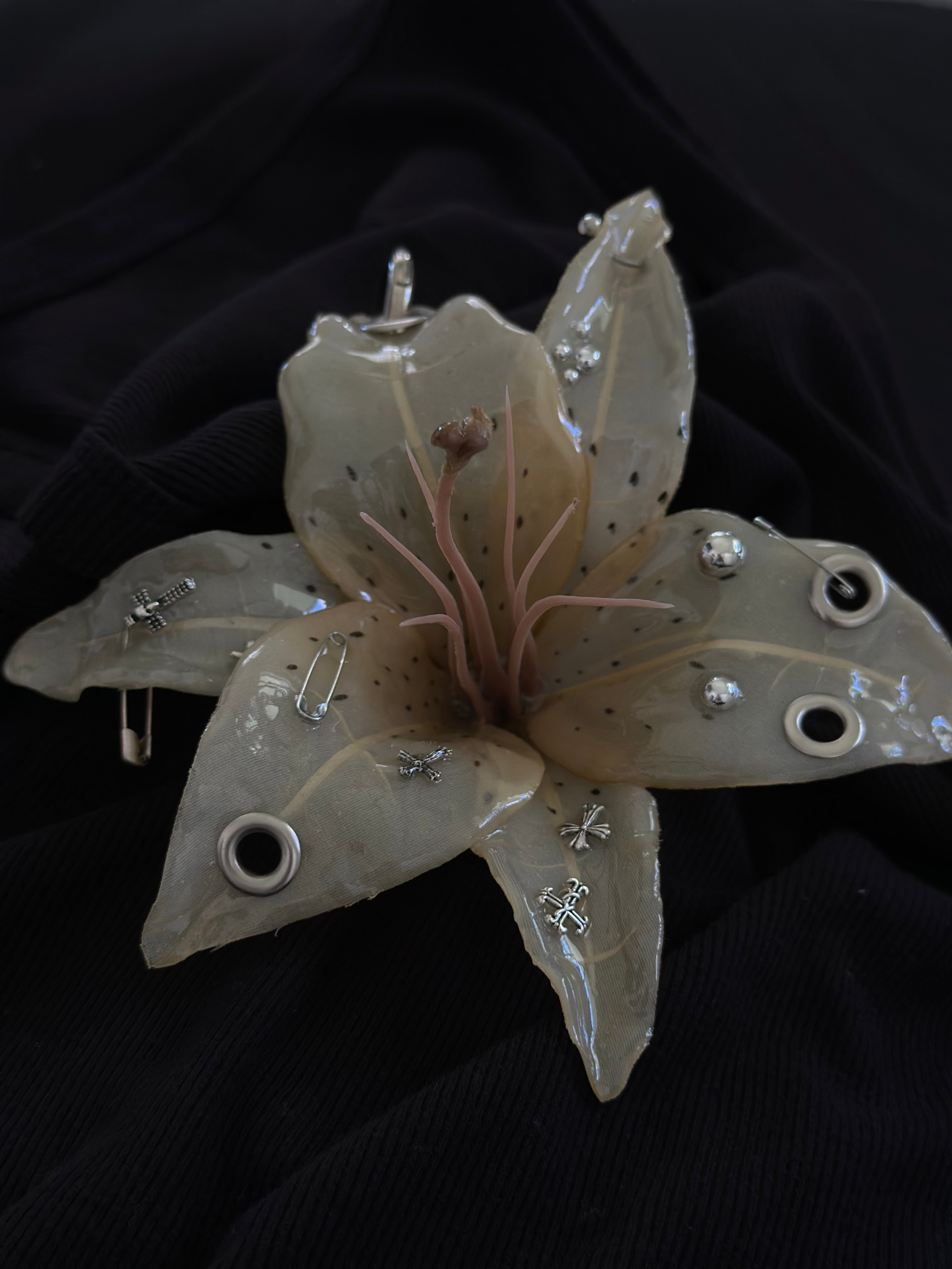 Beige  Pierced Lily